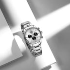 Relógio Masculino NAVIFORCE Cronógrafo Quartz Aço Inoxidável 42 mm