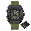 Relógio Masculino NAVIFORCE NF8070 Cronógrafo Quartz 43 mm Silicone